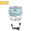 Mini Electric Garlic Chopper Green 100ml