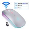 Wireless Silver Rechargeable Mouse