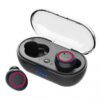 Y50 TWS Bluetooth Earphone Wireless Headphone Black/Red