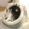 Sweet Cat Bed Warm Pet Basket British Shorthair