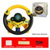 Infant Shining Eletric Simulation Steering Wheel Toy with Light Sound Kids Early Educational Stroller Steering Wheel Vocal Toys