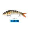 135mm 19g B8 Artificial Bait For Fishing