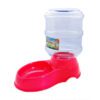 3.5L Dog Cat Feeder Bowl Automatic Water-Rose