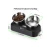 Automatic Pet Feeder 4.5L Pet Feeder Stainless pair bowl