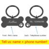 Zookaria Personalized Collar Pet ID Tag Black