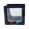 Dog Cat Flap Door with 4 Way Black