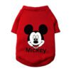 Dog Clothes Red Mickey 02