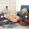 Super Soft Pet Bed Winter Warm Cute Bear Hug Cat 6