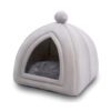 Winter Warm Pet Dog House Gray