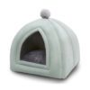 Winter Warm Pet Dog House Green