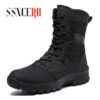 Autumn Military Tactical Boots For Men Leather