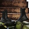 Original Men Army Military Boots Black 13