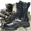 Steel Toe Men Military Boots Leather Safety Shoes 6